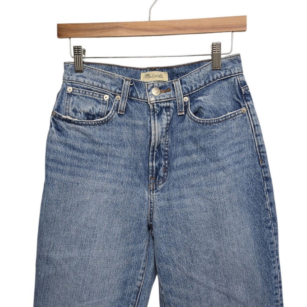 Madewell The Perfect Vintage Straight Jean Women's 25 Med Wash‎ Denim Preppy - Picture 8 of 9